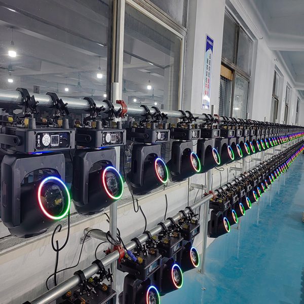 230W 7R MINI Moving Head Beam Light With LED Ring - Image 3